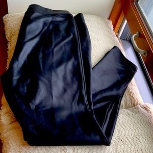 Black Faux Leather Leggings